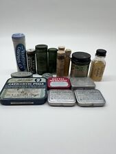 Antique Medicine Tins/Glass Containers  (LOT OF 16) picture