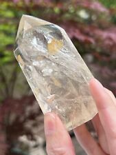 Large Brazilian Champagne Citrine Point Beautiful / Uplifting AAA+ 24 picture