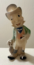 DISNEY Very Scarce LARGE LEONARDI JIMINY CRICKET CHALK FIGURINE from Pinocchio picture