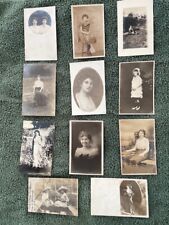 11 diff Women real photo postcards(RPPCs) - 1910s to 1920s picture