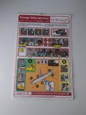 Ethiopian Airways Boeing 737-700 IFS-OBP -102 Sept 2006 Safety Card  picture