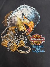VINTAGE HARLEY DAVIDSON TEE SHIRT 1989 SIZE Extra LARGE MADE IN USA picture