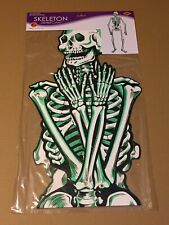HALLOWEEN BEISTLE SKELETON JOINTED CUTOUT 4.58 FT 1989 SEALED picture