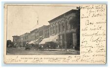 1907 South Side Main Street Hartford Michigan MI Antique Postcard picture