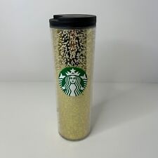 Starbucks Effervescent Champagne Gold Bubbles Tumbler Mug Cup 16 oz picture