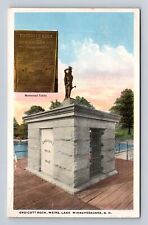 Lake Winnepesaukee NH-New Hampshire Endicott Rock, Weirs, Vintage c1914 Postcard picture
