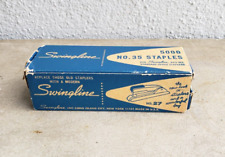 Swingline vintage staples box empty office ephemera 60s 70s picture