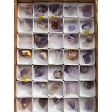 Wholesale minerals 40 Piece Flat of UV reactive Purple Lavender Fluorite picture