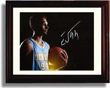 16x20 Framed Evan Fournier Autograph Promo Print - Denver Nuggets picture