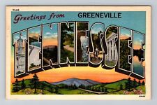 Greeneville TN-Tennessee, General Large Letter Greetings, Vintage Postcard picture