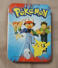 Vintage 1999 POKEMON Playing Poker Cards with Tin. Complete Deck picture