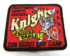 2001 Northern Lights Council Cub Scout Day Camp Knights of The Round Table Patch picture
