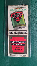 1930's Keystone Coffee Diamond Quality Matchbook Matchcover picture