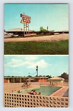 Postcard Louisiana Port Allen LA Westerner Motel Restaurant 1972 Posted Chrome picture