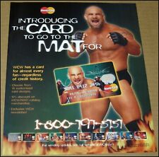 2000 Bill Goldberg MasterCard Print Ad Advertisement WCW Wrestling WWE picture