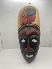 Hand Carved Wooden African  tribal mask, Wall Art Decor Africa picture