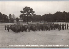 RPPC Biloxi Mississippi Keesler Field Soldiers Closed Order Drill Basic Training picture