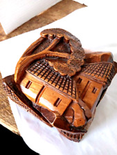 Honduras  3-D Hand-Carved Wooden Trinket Box 5