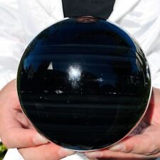 3.96LB Natural Obsidian Crystal Ball Quartz Crystal Energy Ball Reiki Healing picture