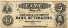 The Trans-Alleghany Bank of Virginia $5 - Obsolete Banknote - Paper Money - US - picture