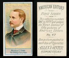 1887 N1 Allen & Ginter American Editors 