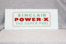 SINCLAIR POWER - X ADVERTISEMENT GLASS picture