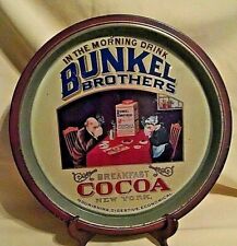 BUNKEL BROTHERS TIN BREAKFAST COCOA ENGLAND CASE MFG REPLICA HARRY'S GROCERY* picture