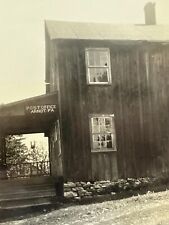 XH Photograph 1930-40's View Post Office ARNOT Pennsylvania Old Wood Building picture