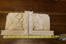 Vintage Christian Bookends Psalm 91:11 Angels  picture