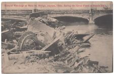 Vtg. Kramer Art Postcard 1913 Dayton Ohio Great Flood Main Street Bridge picture