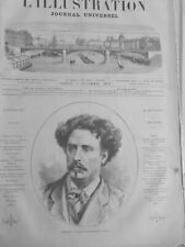 1875 Fortuny 2 Newspapers Antique picture