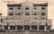 Hotel Wentworth North Asbury Park New Jersey NJ Albertype Co. c1920 Postcard picture