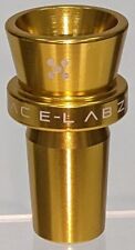 Ace-Labz TITAN-BOWL XL 18mm Metal Unbreakable Slide 5 Hole Stem Gold picture