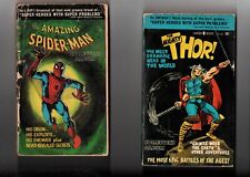 AMAZING SPIDER-MAN & MIGHTY THOR COLLECTOR'S ALBUM - 1966 LANCER BOOKS picture