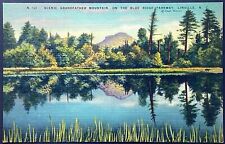 Linville North Carolina Scenic Grandfather Mountain VTG Linen Postcard Unposted picture