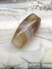 Ancient Roman/Parthinian Stunning Banded Agate Tapered Tube 14.3 X 7.1mm Artisan picture