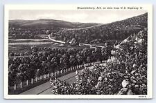 Postcard Mountainburg Arkansas Seen US Highway 71 CT Photo-cote AR picture