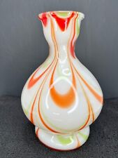 Large Multicolor Vintage Pop Art Opaline Florence Vase Design, Italy, 1970s - 9