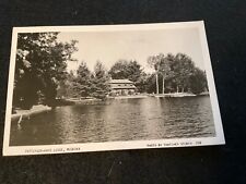 1951 Paterson-Kay Lodge Muskoka Lake House Canada Ontario Canada RPPC Postcard picture