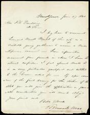 MAYOR FERNANDO WOOD - AUTOGRAPH LETTER SIGNED 06/27/1840 picture