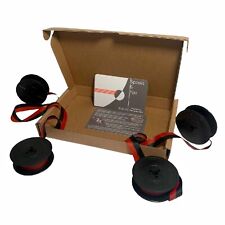2x Olivetti Dora Typewriter Ribbon Red/Black - Gift Box Packing - ZenTypewriters picture