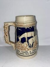 Vintage German Beer Stein Deer picture