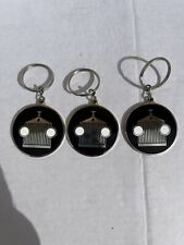 Rolls-Royce Owners Club Keychains vintage metal Rare Hard To Find RROC Set Of 3 picture