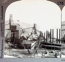 Smelter Zinc Lead Mines Joplin Missouri Photograph Keystone Stereoview Card picture