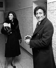 Tony Bennett & Rosalind Dickens at the press conference for Bar - 1981 Old Photo picture