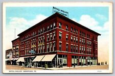 Bradford PA Pennsylvania Postcard Hotel Holley Old Cars McKean County c1929 picture