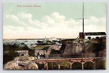 c1908~Fort Charlotte~ British-Colonial Era~Coast~Nassau Bahamas~Antique Postcard picture