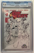 YOUNG AVENGERS #1 KEY 1st KATE BISHOP Sketch VARIANT Marvel (2005)CGC 9.6 picture