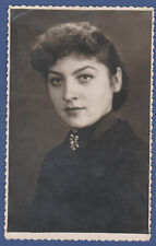 Portrait of a Pretty Young Girl, Lovely Lady Soviet Vintage Photo USSR picture