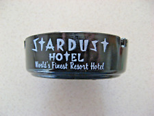 Vintage Stardust Hotel & Casino Las Vegas Black Ashtray 3.50